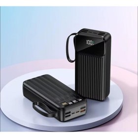 Resim Enshall 30.000 mAh Linkage 22.5W Hızlı Şarj Destekli Dahili Kablolu Taşınabilir Batarya Powerbank 