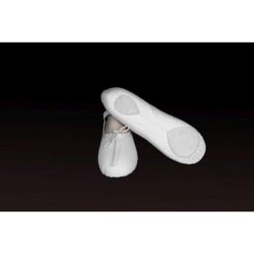 Resim Genel Markalar Beyaz Bez Bale Patiği Çift Taban Çocuk Ve Yetişkin 