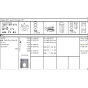 Resim GOETZE ISS 87-70233-STD Piston 84.00Mm E39 E60 E46 E90 318D 320D 520D E83 E87 118D 120D X3 2.0D 98- M47D20 