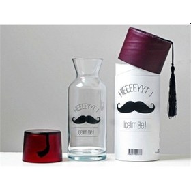 Resim Joy Glass İçelim Fesli Cam Karaf İçelim Be 