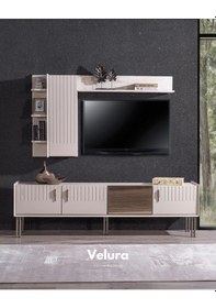 Resim Tress Tv Ünitesi Kırık Beyaz 