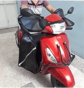 Resim Scooter Motorsiklet El Koruma Rüzgarlık++ Diz Örtüsü Birlikte Set (528346269) 