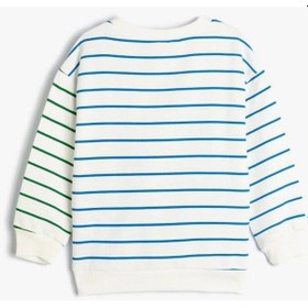 Resim Koton Erkek Bebek Sweatshirt Uzun Kollu Bisiklet Yaka Ayıcık Baskılı Pamuklu 001 