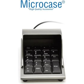 Resim Microcase Parmak Gizlemeli Numlock Numerik Klavye Keypad USB Kablolu - AL3776 