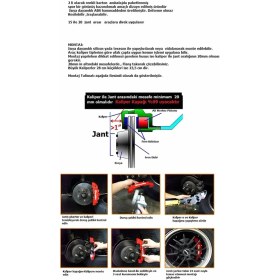 Resim Drs Tuning Lotus Eciat Uyumlu Brembo Beyaz Kalipağı 4 Parça Ön Arka Set 