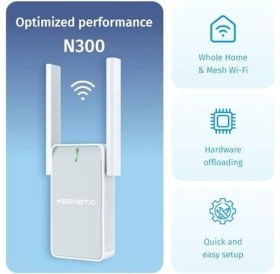 Resim Buddy 4 N300 Kablosuz Menzil Genişletici, Wi-Fi Mesh, Repeater, Extender, Access Point KN-3211 