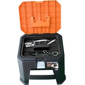 Resim Super Bag Stool Tool Box Tabure Turuncu Takım Çantası 