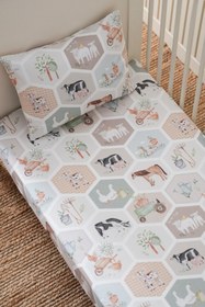 Resim özgürce Organik Bebek Lastikli Çarşaf 60x120+15, yumuşak ve doğal dokunuşlu 