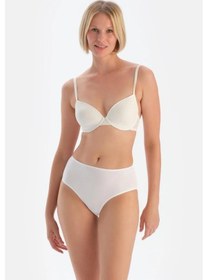 Resim 3 Lü Paket Dagi Bayan Yüksek Bel Slip Külot 5104kc Beyaz 