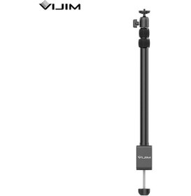 Resim Pazly Vıjım 3 Bölmeli Masa Standı - 360 Döner Başlık, 1.5kg Taşıma Kapasiteli, Led Işık Ve Kamera Tutucu 