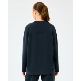 Resim Skechers W Soft Touch V Neck Asymmetric Sweatshirt Kadın Siyah Sweatshirt S2520064-3817 