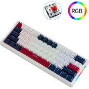 Resim Leaven K610 Kablolu Mekanik Oyuncu Klavyesi-Red Switch Hot Swap Rgb-61 Tuş 