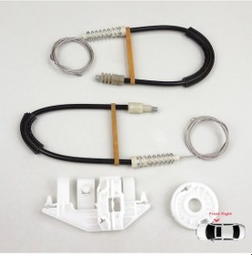 Resim Peugeot 406 8B 8E/F 1995-2004 4/5 Kapı İçin Ön Sağ Cam Kriko Seti 