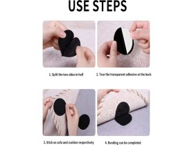 Resim Pratik 20 Adet Halı Kilim Minder Nevresim Örtü Kaydırmaz Cırt Bant Seti Yapışkanlı Halı Kaydırmaz 