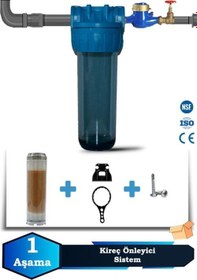 Resim Atlantis Daire Bina Girişi 10 İnch 1 Aşama Su Arıtma Yumuşatma Cihazı(KİREÇ ÖNLEYİCİ YUMUŞATMA SET) 