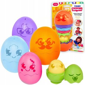Resim Tomy Toomies Saklambaçlı İç İçe Yumurtalar - Turuncu 73080 