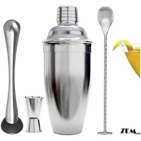 Resim Zem Kokteyl Shaker Seti 550 Ml 