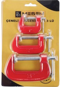 Resim Meşem Tools Çeneli Mengene Seti 3 Parça 