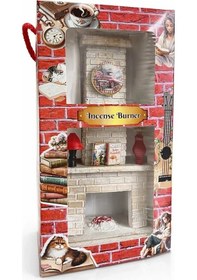 Resim Polyester Şömine Tütsülük İk027 