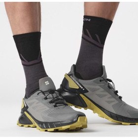 Resim Salomon Süpercross 4 Gtx Gore-tex® L47317200 Outdoor Erkek Spor Ayakkabı Gri 