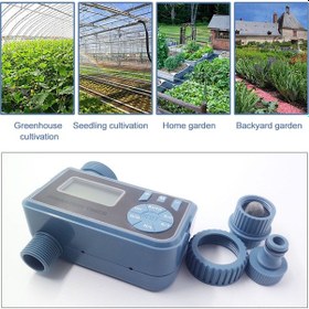 Resim Lemestar Mavi Akıllı Sulama Zamanlayıcı, Otomatik Bitki Sulama, Bahçe Balkon İçin, Zaman Ayarı, Kolay Kurulum Şarj Ve Pil Dahil Değil T5 