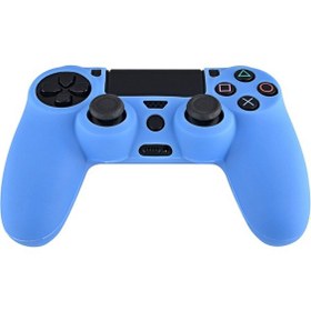 Resim Ps4 Controller Dualshock 4 Silikon Kılıf Açık Mavi Gizala