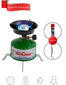Resim İksa Mocamp Kamp Ocağı Gazlı Kamp Ocağı - Yeşil 
