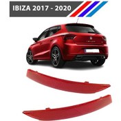 Resim Seat İbiza Arka Tampon Reflektörü Sol ve Sağ Takım 2017 - 2020 