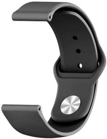 Resim GPACK Amazfit Gtr 2 Obsidian ile uyumlu Kordon Kayış Mat Silikon 22/krd11E 