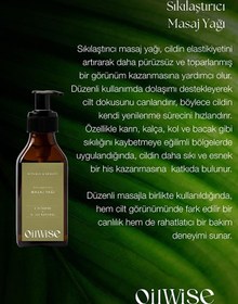 Resim Oilwise Skin Firming Cilt Sıkılaştırıcı Selülit Karşıtı Masaj Yağı 100 ml 