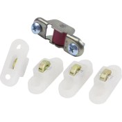 Resim Betty Becky Nanlıy- 8 Adet Kapı Pencere Tek Makaralı Tekerlek Kapı Pencere Kasnağı Kanat Kasnağı, 4 Adet 8mm ve 4 Adet 12MM (Yurt Dışından) 