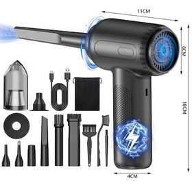 Resim Samdoo Taşınabilir 10000pa Güçlü Elektrikli Vakum - 6000mah Şarjlı Çok Amaçlı Temizleyici Not: 113 Karakter Sınırına Uygun Olarak Optimize Edilmiştir 