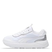 Resim Puma Runtamed Platform Metallics Women's Sneakers Kadın Spor Ayakkabı 39337502 Beyaz 