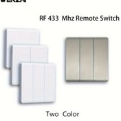 Resim Kompakt Tasarım] Wenzhi 1/2/3 Grup Akıllı Kablosuz Anahtar, RF 433 MHz Duvar Paneli Uzaktan Kumanda, Beyaz/Gri, 110V/220V, Ev Aydınlatma Kontrolü için, 6 Cihaza Kadar, 20-30 Metre Menzil 