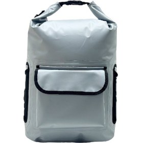 Resim Samdoo 30l Ipx6 Su Geçirmez Sırt Çantası - 500d Pvc Kumaş, Geniş Kapasite, Dış Etkinlikler İçin Gri Gri 