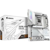 Resim Gıgabyte X870e Aorus Pro Ice Am5 Ddr5 8266mhz+ Oc Pcıe 5.0 Çift M.2 Usb4 Wifi 7 5gbe Lan Atx Anakart 