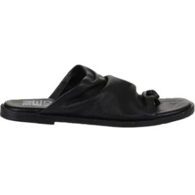 Resim Bueno Shoes Siyah Deri Kadın Parmak Arası Terlik 01WY2003 01WY2003 