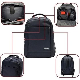 Resim Dexim Dxbp12 Notebook Sırt Çantası 15.6 Venio Siyah Suya Dayanıklı 