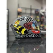 Resim MTS Helmets Kapalı Full Face Kask Arı Desen 