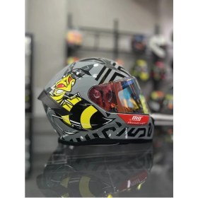 Resim MTS Helmets Kapalı Full Face Kask Arı Desen 