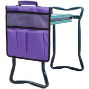 Resim Mor Bahçe Aletleri Depolama Çantası, Kolay Taşınabilir Ve Katlanabilir, Bahçe Gereçlerini Organizasyon İçin Tasarlanmıştır 