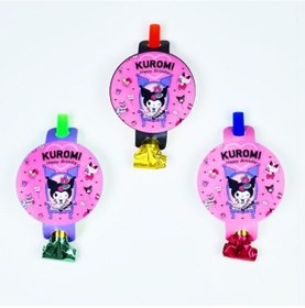 Resim Kuromi Kaynana Dili, Parti Düdüğü, 6lı Paket Uzayan Parti Düdüğü,uzat Çek Düdük Diğer 