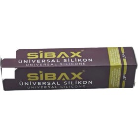 Resim Sibax Beyaz Üniversal Silikon Tüp Silikon 40 ml Beyaz Renk 1 Adet 