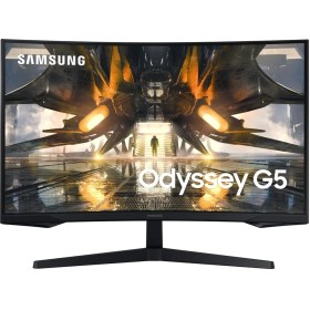 Resim Samsung Odyssey G5 32" 1ms 165 Hz VA WQHD (Display Port+HDMI) Freesync Premium Curve Monitör LS32AG550EUXUF 