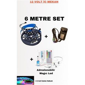 Resim 6 Mt. İç Mekan Ip30 Adreslenebilir Piksel Led Seti 