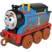 Resim Fisher-Price Fisher Price HFX89 Thomas ve Arkadaşları Küçük Tekli Trenler (Sür Bırak) Çamurlu Thomas HHN35 