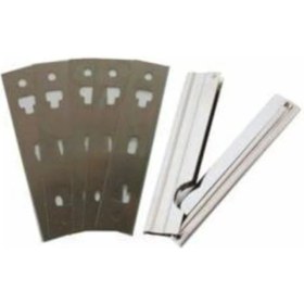 Resim Mediterian Pratik Cam Temizlik Seti, 5 Jilet ile Hijyenik ve Kolay Kullanım 