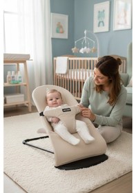 Resim 3 Kademeli Yaylanan Ana Kucağı Krem 