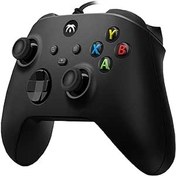 Resim DYONDER Controller Wired Compatible with Xbox One,Xbox Series X/S,Xbox One X/S,PC Windows 7/8/10,Wired Controller with Share Button/3.5mm Headphone Jack/Hall Trigger(Black) 