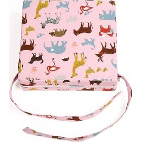 Resim Çocuk Yemek Sandalyesi Bebek Booster Çocuk Sandalyesi Ped Koltuk Minderi Çıkarılabilir 